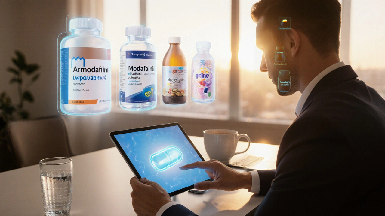 Armodafinil vs. Other Wake‑Boosting Drugs: Which Smart‑Drug Fits Your Needs?