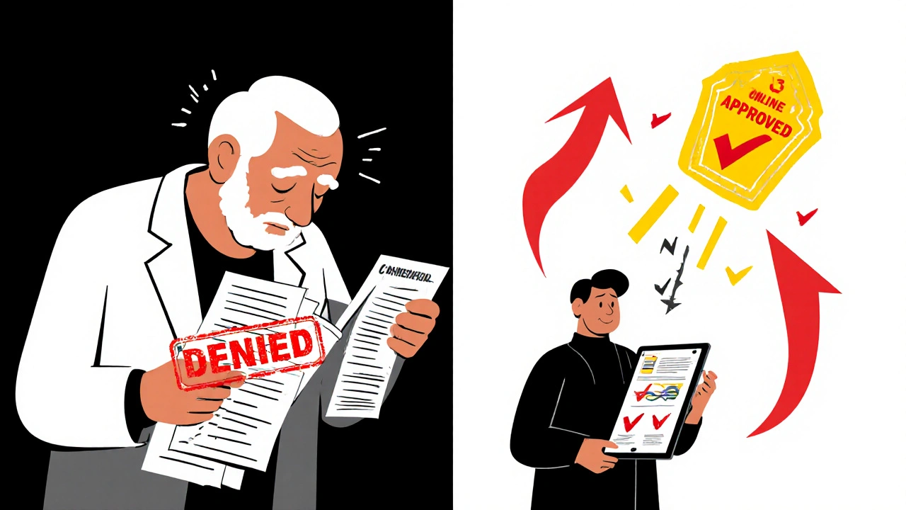 Senior transitioning from stressed bill holder to approved applicant