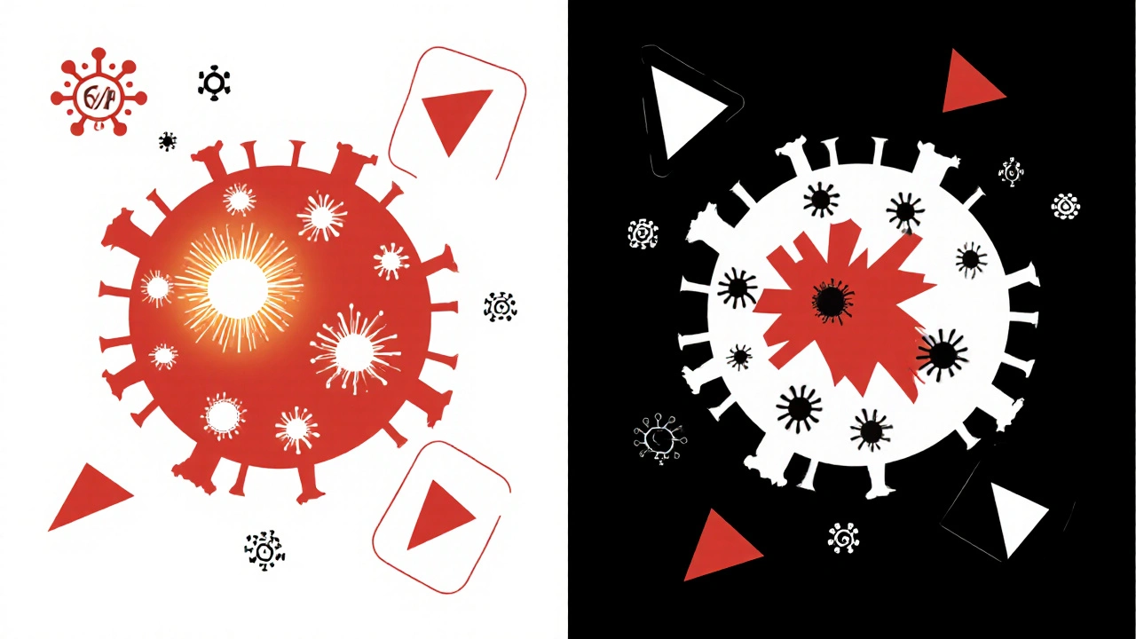 Two cells side by side: one glowing with active vitamin D, the other dim, surrounded by calcium and hormone symbols.