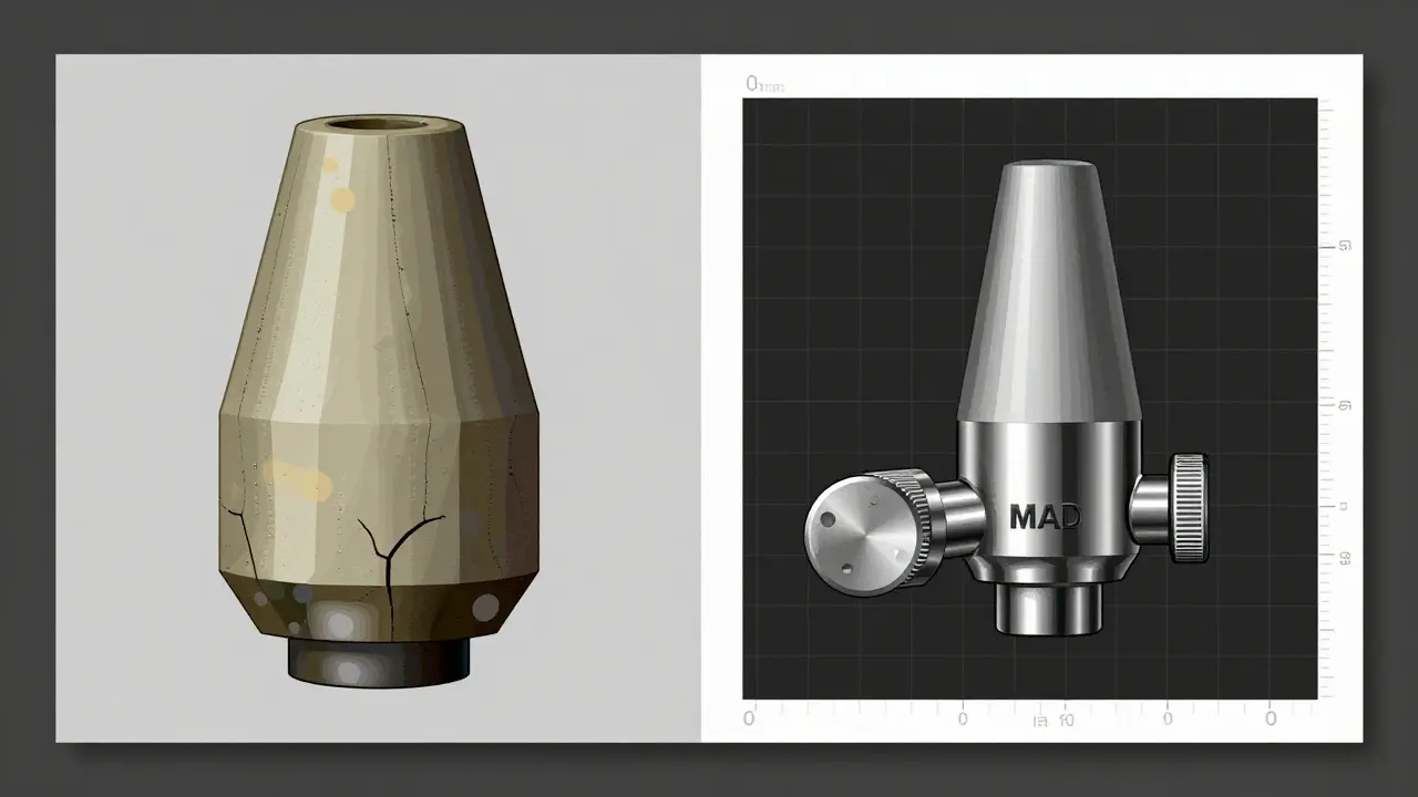 Side-by-side comparison of over-the-counter and custom sleep apnea mouthpieces
